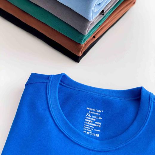 男款德绒3.0版蚕丝恒温衣（圆领） 商品图4