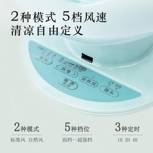 日本IRIS爱丽思空气循环扇台式涡轮对流电扇家用电风扇静音 商品图3