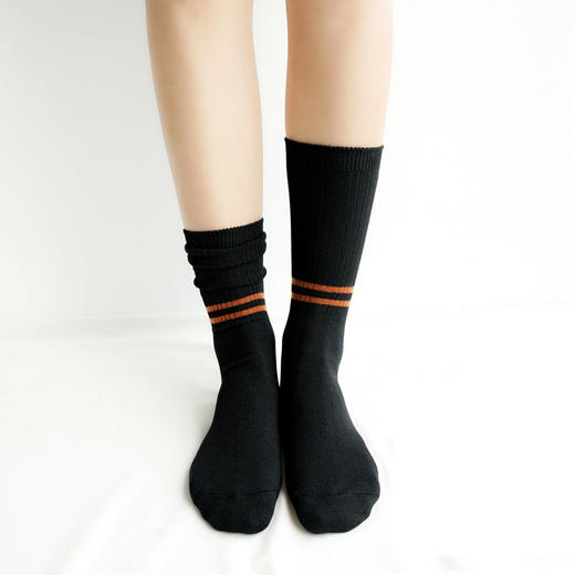 羊毛抗菌堆堆袜秋冬小腿袜保暖防滑高弹33834 商品图2