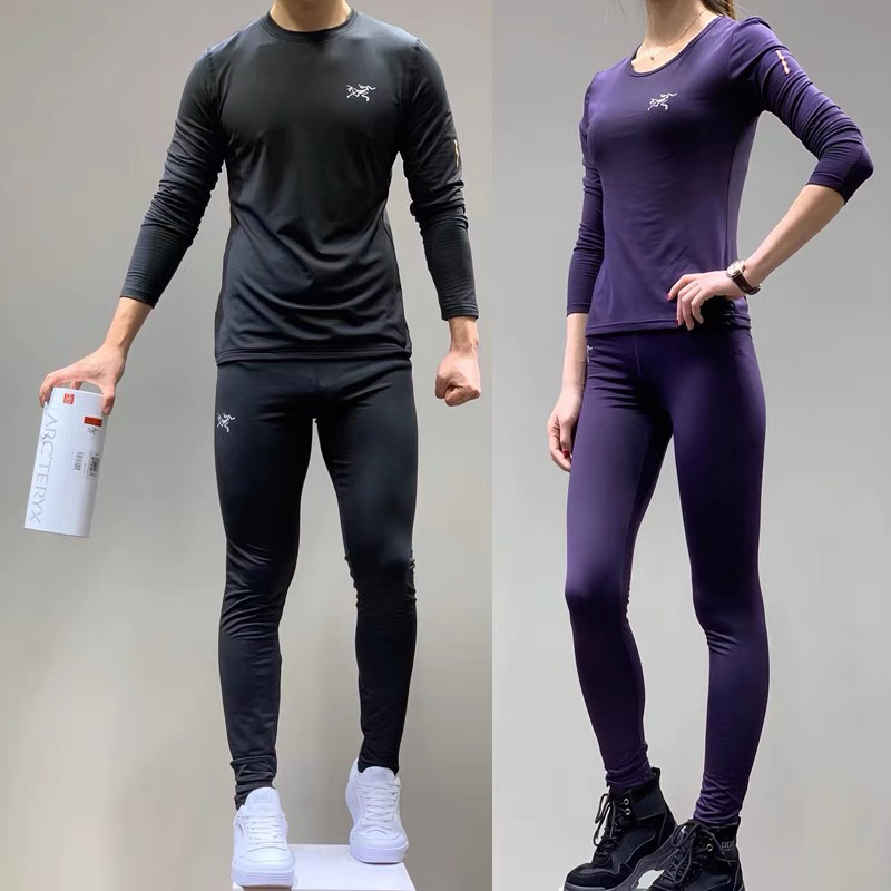 价值3200 出口海外原单！2021重磅新款国家地理X始祖鸟特别联名体感发热保暖内衣男女款套装 z强八级御寒 快速排湿 高效排汗 改善调节温度 独立原盒包装