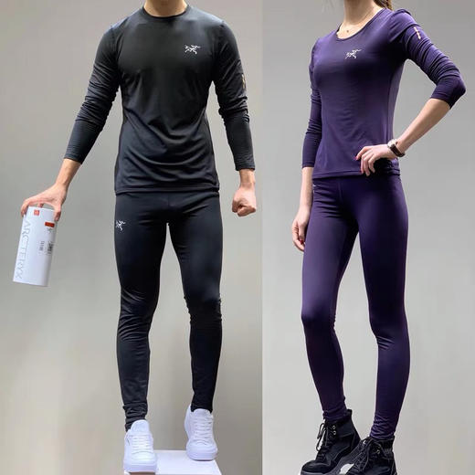 价值3200 出口海外原单！2021重磅新款国家地理X始祖鸟特别联名体感发热保暖内衣男女款套装 z强八级御寒 快速排湿 高效排汗 改善调节温度 独立原盒包装 商品图0