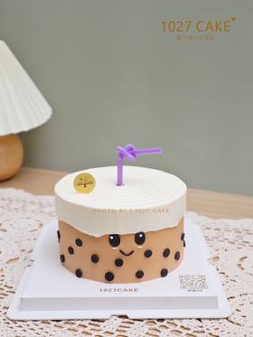 1027CAKE | “一杯奶茶” 趣味蛋糕