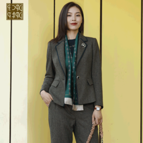 宗洋休闲修身款西服上衣BQK3SS7679-58