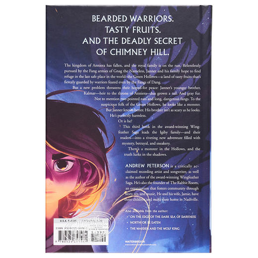 【中商原版】羽翼传奇3 英文原版 The Wingfeather Saga 3 The Monster in the Hollows Andrew Peterson 青少年奇幻小说 商品图1