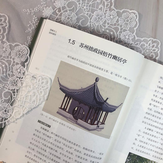 图解文人园林建筑 潘冬梅  园林设计书籍 中国古典园林建筑之美古建筑设计风景园林景观文人园林起源发展历史类型营造手法应用书籍 商品图4