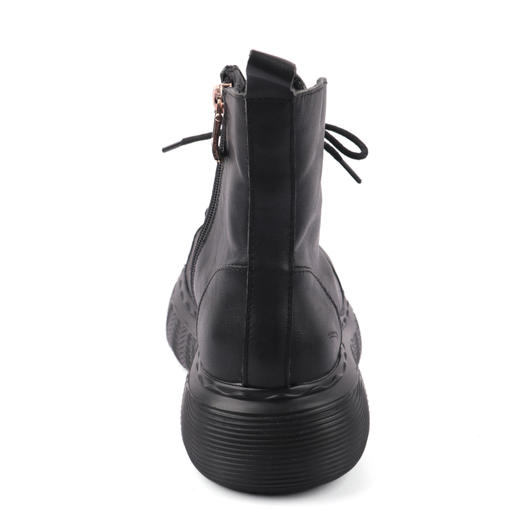 富贵吉祥2021超轻胶底牛皮女靴园头F218009 商品图10