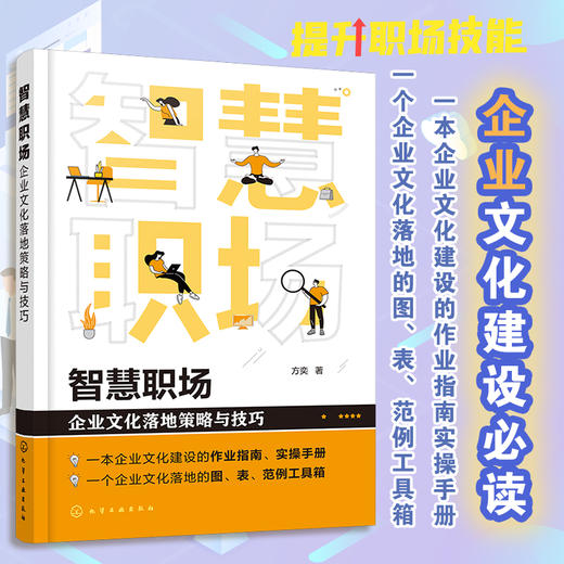 智慧职场 企业文化落地策略与技巧 方奕 企业文化建设作业指南实操手册企业文化落地图表范例工具箱 企业文化落地策略应用书籍 商品图5