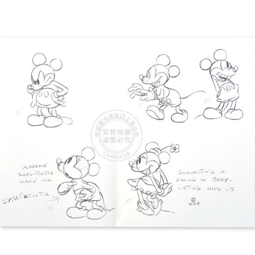 现货 进口日文 迪士尼素描画集 Disney Sketchbook ディズニーアニメーションスケッチ画集 商品图1