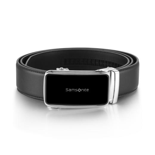 新秀丽男士经典简约牛皮商务休闲自动扣皮带NQ0*001 商品图5