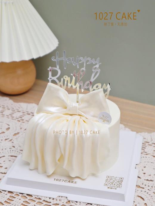 1027CAKE | 翻糖 蝴蝶结 珠光绸缎 商品图1