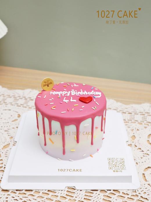 1027CAKE |  ins风 简约 淋面蛋糕 商品图0