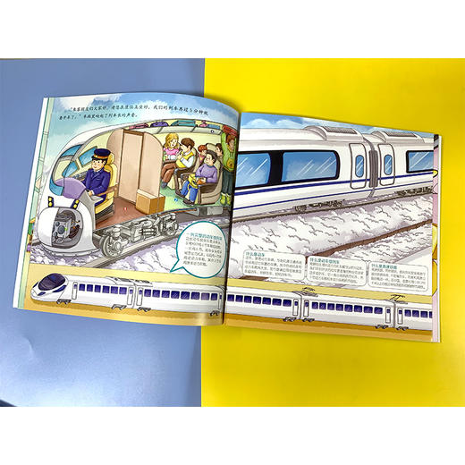 交通工具科普绘本 动车 3-6-8岁儿童趣味读物交通工具动车知识绘本 有趣故事丰富知识交通工具百科知识专注力培养孩子兴趣益智绘本 商品图3
