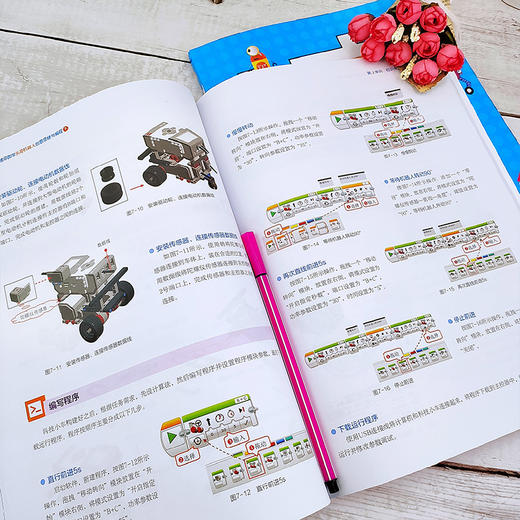 思维导图学乐高机器人创意搭建与编程 乐高机器人基础搭建知识 编程操控搭建机器人 认识智能机器人 乐高EV3机器人编程应用书籍 商品图3