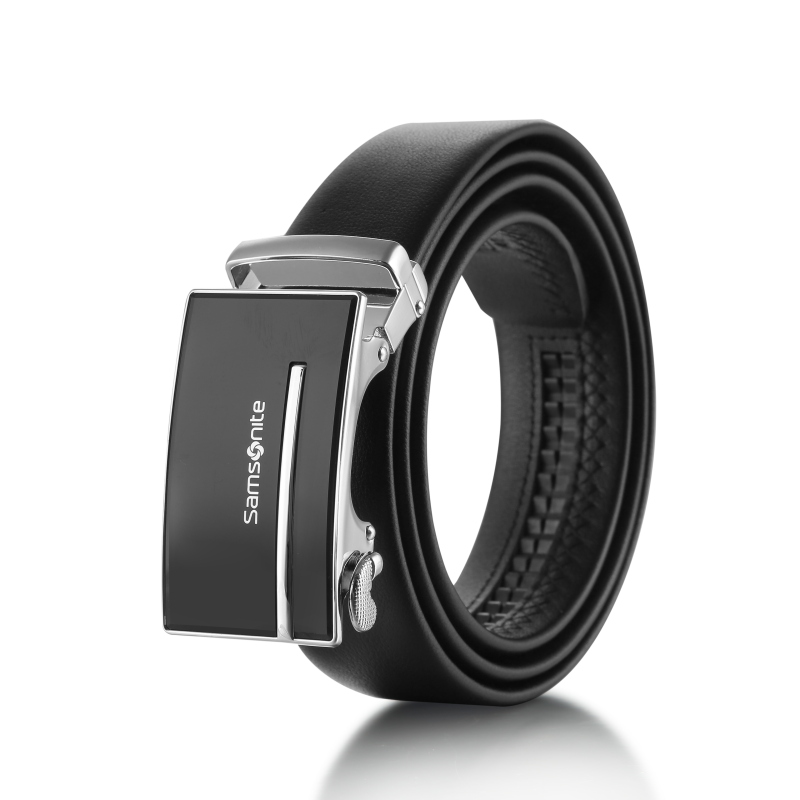 【员工内购】请注意，不退换。新秀丽男士经典简约牛皮商务休闲自动扣皮带NQ0*005