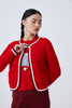  加厚羊绒小香风女开衫 SJF93W230N 商品缩略图0