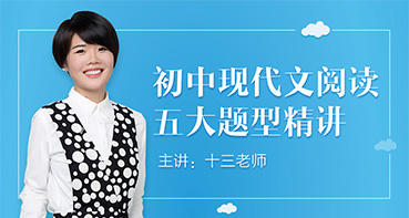 初中现代文阅读题型精讲 商品图0