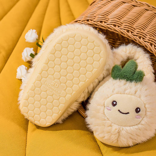 【防滑耐磨 好面料不掉毛】小鹿米利新款儿童棉拖鞋冬季室内家居防滑可爱卡通宝宝超软棉鞋 商品图2
