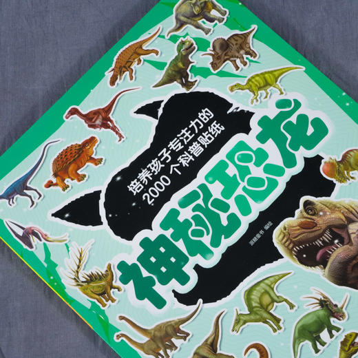 培养孩子专注力的2000个科普贴纸 神秘恐龙 3-6岁儿童交通工具知识百科儿童启蒙百科游贴纸书 儿童益智贴画 幼儿园专注力训练书籍 商品图2