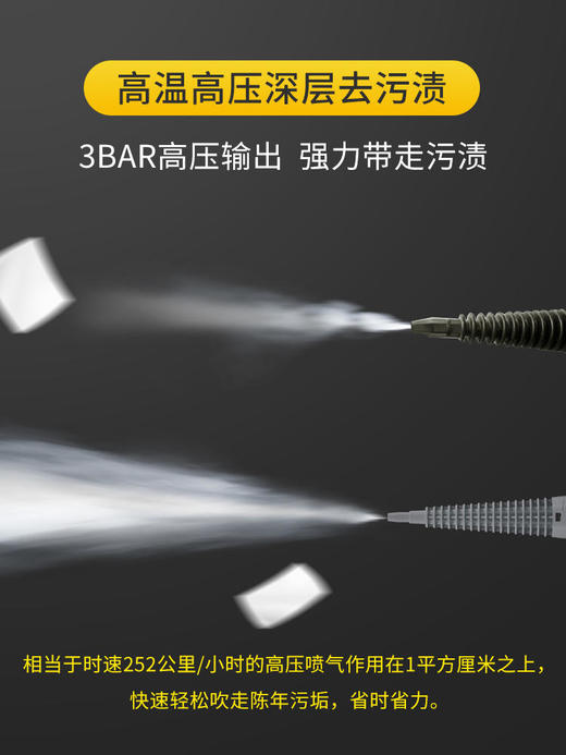 飞乐思高温蒸汽清洁机小型高压厨房油烟机消毒家电家用蒸汽清洗机 商品图2