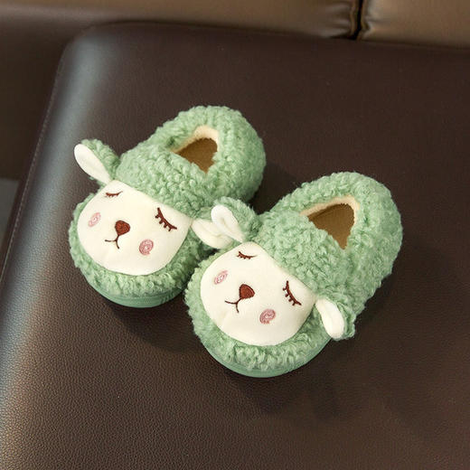 【防滑防撞 让宝宝放心行走】小鹿米利 儿童棉拖鞋男女童秋冬室内1-3岁宝宝儿童棉鞋毛毛鞋可爱 商品图5