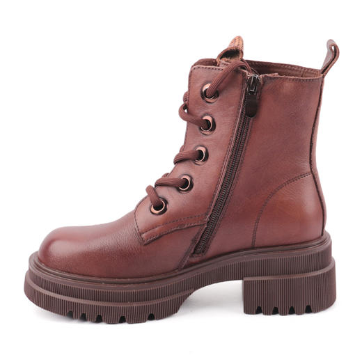 富贵吉祥2021平底休闲超轻加绒马丁靴F218007 商品图3