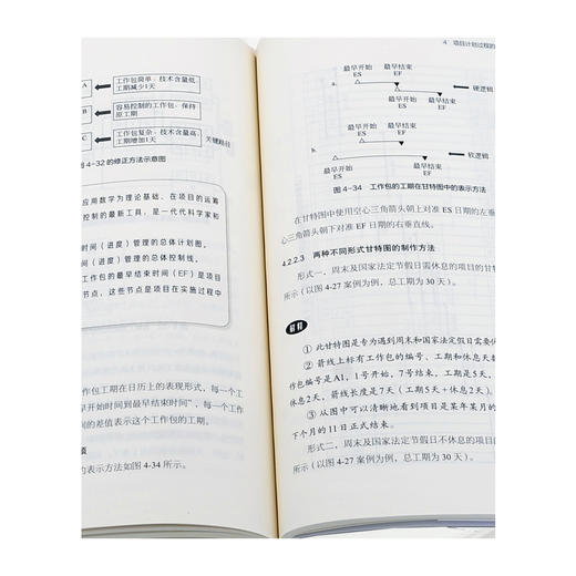 项目管理基础工具 五图二表 阶段图资源图工作分解结构图关键路径图甘特图工作陈述表及责任矩阵表应用 项目成本管理知识体系指南 商品图3