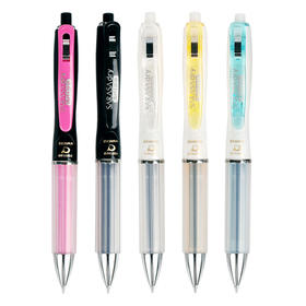 斑马中性笔JJZ49-C按动气垫不易疲劳水性笔学生用考试黑笔商务办公签字笔