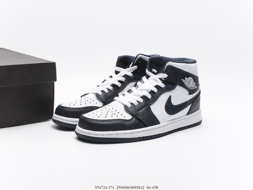 耐克乔丹Air Jordan 1 Mid AJ1乔丹一代中帮经典复古文化休闲运动篮球鞋板鞋554724-174男女鞋 商品图8