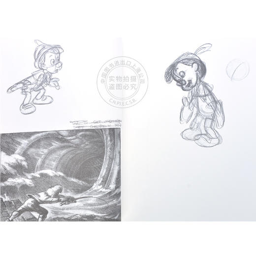 现货 进口日文 迪士尼素描画集 Disney Sketchbook ディズニーアニメーションスケッチ画集 商品图3