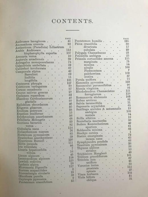 1874年 阿尔卑斯山植物图鉴 108页套色版画插图 真皮脊精装16开 商品图5