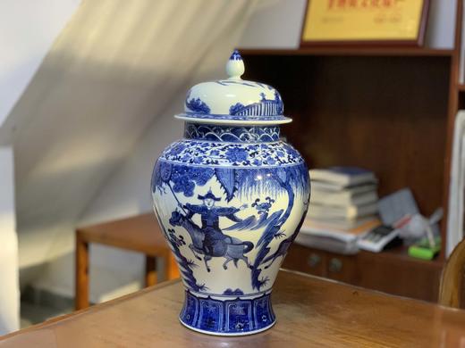 杜芳星:柴窑鬼谷子下山将军罐 商品图0