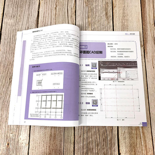 建筑制图与CAD 施工图基本识读 绘制规范 CAD基础 简单平立剖面图 总平面图 配图片音频视频等丰富学习资源 土建专业从业人员书籍 商品图3