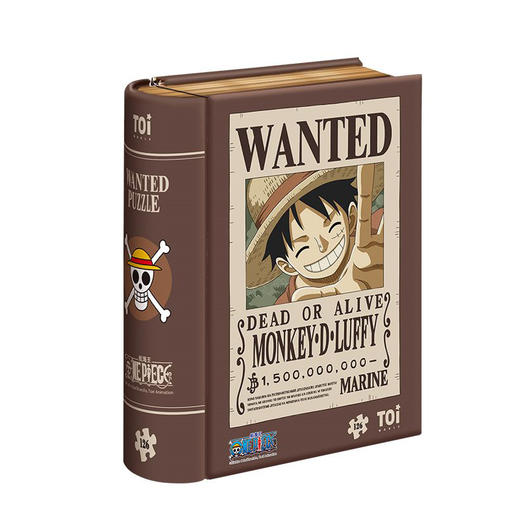 TOI图益航海王通缉令系列拼图126片成年人减压解闷益智玩具路飞 商品图0