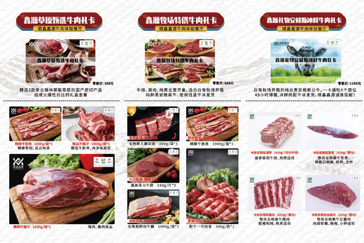 顺鑫·鑫源草原肉类礼卡 商品图2