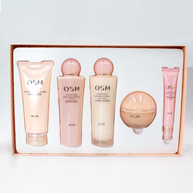 【YZ】OSM欧诗漫护肤品专柜正品营养美肤亮白晶采礼盒5件套学生平价套盒