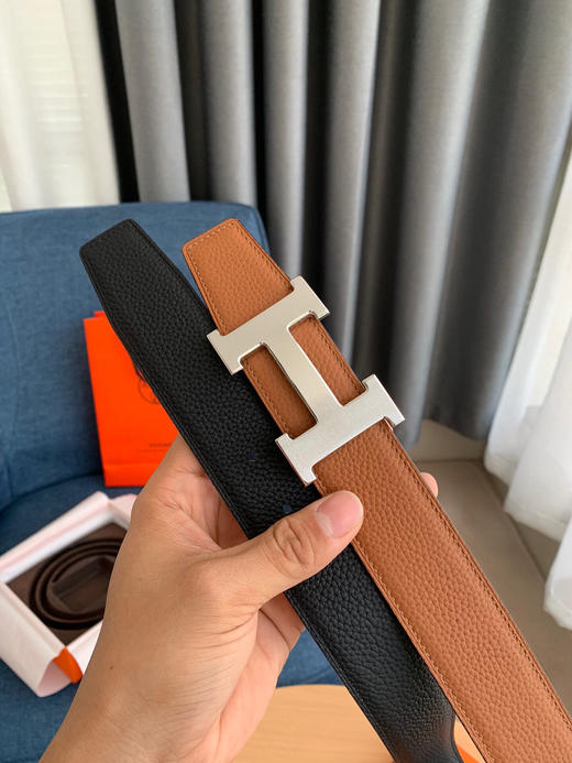 秋冬特价💰350 爱马仕 男士腰带 CONSTANCE BELT BUCKLE 商品图2