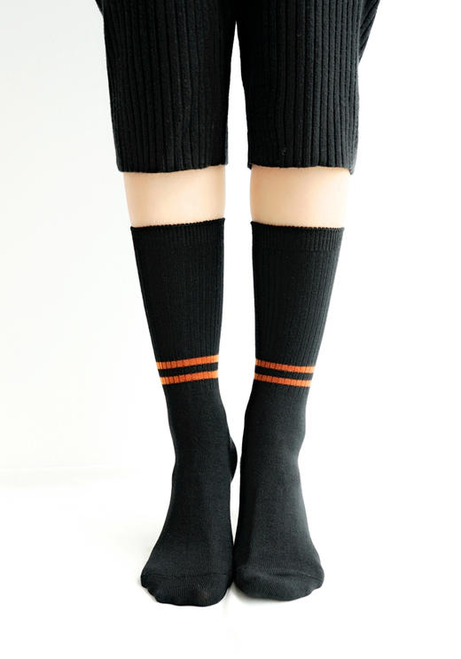 羊毛抗菌堆堆袜秋冬小腿袜保暖防滑高弹33834 商品图1