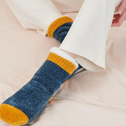 预售|Downland  拼色家居睡袜[福利品] 商品图4