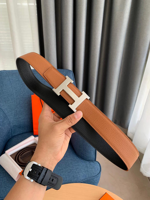 秋冬特价💰350 爱马仕 男士腰带 CONSTANCE BELT BUCKLE 商品图5