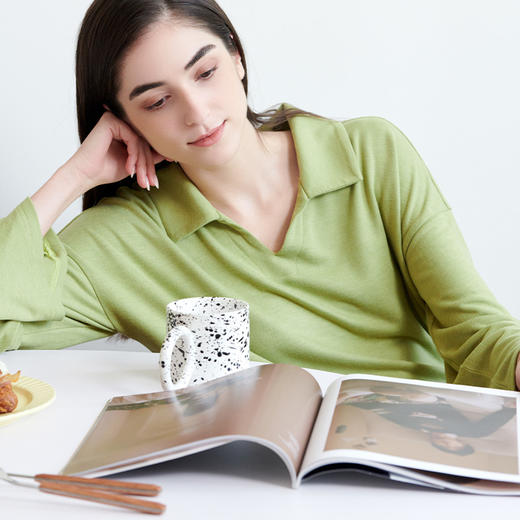 预售|Downland V领家居睡衣套装 [福利品] 商品图2