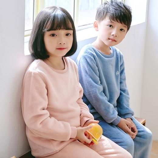 【超暖❗️舒服到爆的儿童家居服】加厚珊瑚绒，如绵柔般贴心，呵护宝宝稚嫩肌肤，透气舒适，加绒保暖睡衣睡裤套装男童女童父亲节礼物新年礼盒年货礼盒 商品图0