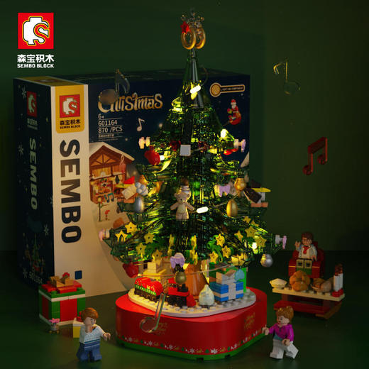森宝积木圣诞派对音乐盒 商品图1