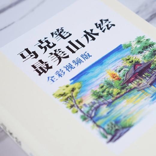 马克笔美山水绘 全彩视频版 零基础学绘画从入门到精通 王育新 张敏言 绘画技法解析 山水风景绘制案例解析 马克笔技法解析 商品图4