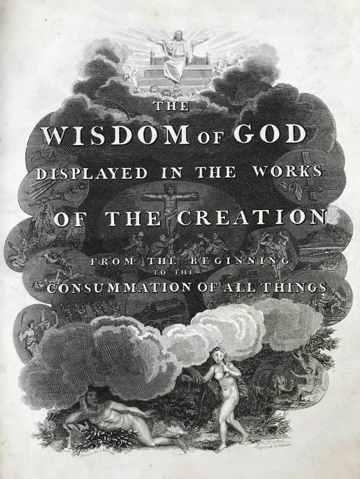 1816年 伯内特主教《地球的神圣理论》 16幅版画插图 精装16开 商品图3