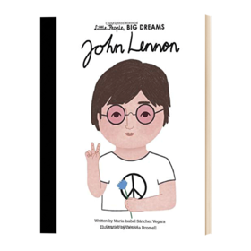 小男孩大梦想 约翰列侬 英文原版 John Lennon Little People Big Dreams 精装 儿童英语启蒙绘本 名人传记 英文版进口原版书籍
