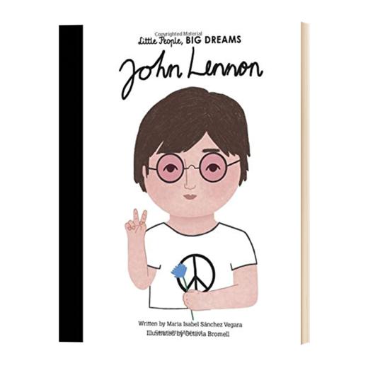 小男孩大梦想 约翰列侬 英文原版 John Lennon Little People Big Dreams 精装 儿童英语启蒙绘本 名人传记 英文版进口原版书籍 商品图0