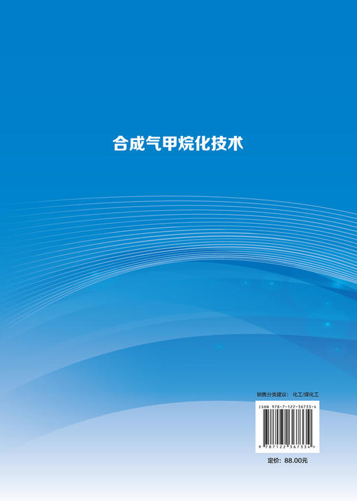 合成气甲烷化技术 成气甲烷化反应热力学和动力学 合成气甲烷化技术背景 煤化工甲烷化关键技术 合成气甲烷化催化剂关键技术应用书 商品图1