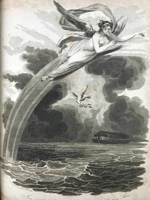 1816年 伯内特主教《地球的神圣理论》 16幅版画插图 精装16开 商品图10