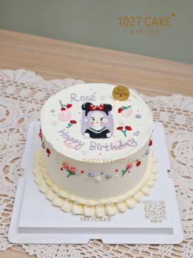 1027CAKE |  手绘蛋糕 ins风 人物手绘