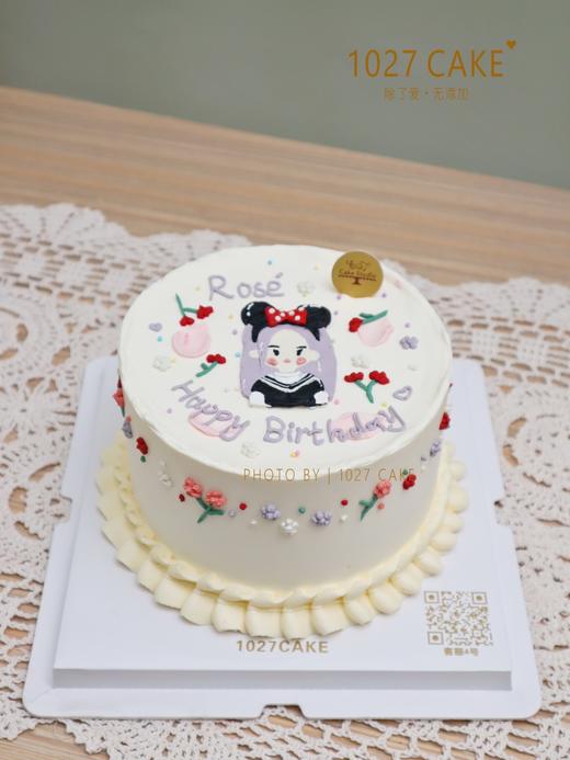 1027CAKE |  手绘蛋糕 ins风 人物手绘 商品图0